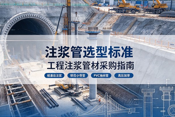 沂南注浆管选型标准