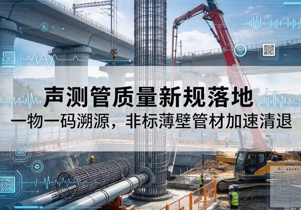 沂南声测管质量新规落地，一物一码溯源，非标薄壁管材加速清退