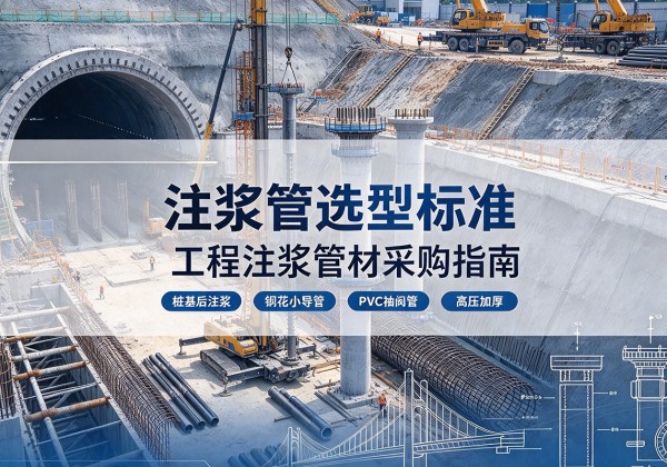 沂南注浆管选型标准